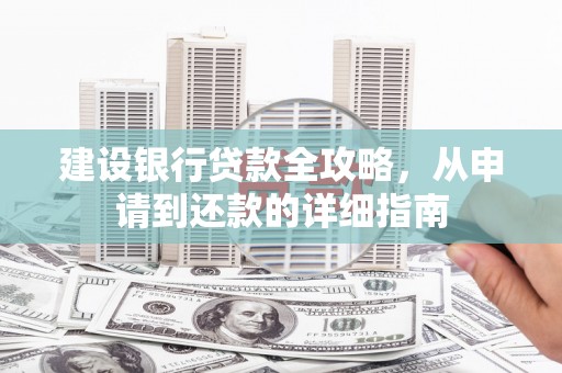 塔什库尔干塔吉克建设银行贷款全攻略，从申请到还款的详细指南