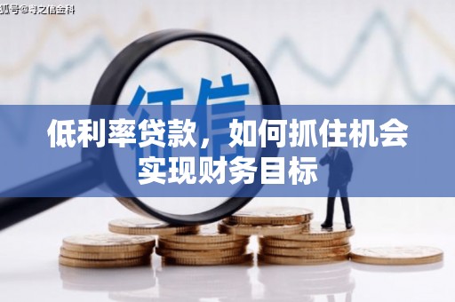 塔什库尔干塔吉克低利率贷款，如何抓住机会实现财务目标