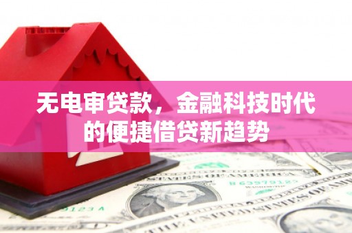 塔什库尔干塔吉克无电审贷款，金融科技时代的便捷借贷新趋势