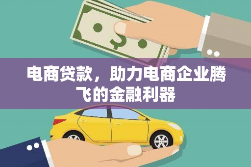 塔什库尔干塔吉克电商贷款，助力电商企业腾飞的金融利器