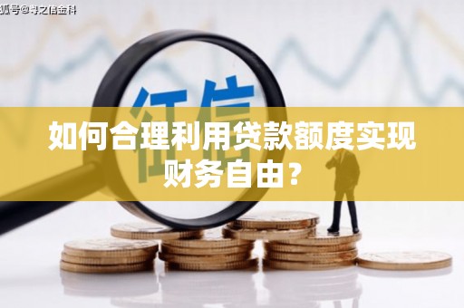 塔什库尔干塔吉克如何合理利用贷款额度实现财务自由？