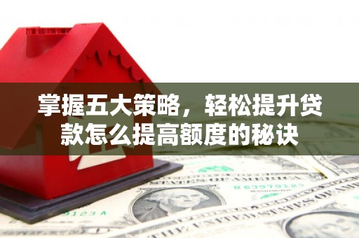 塔什库尔干塔吉克掌握五大策略，轻松提升贷款怎么提高额度的秘诀