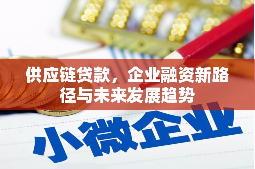 塔什库尔干塔吉克供应链贷款，企业融资新路径与未来发展趋势