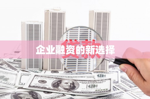 塔什库尔干塔吉克企业融资的新选择