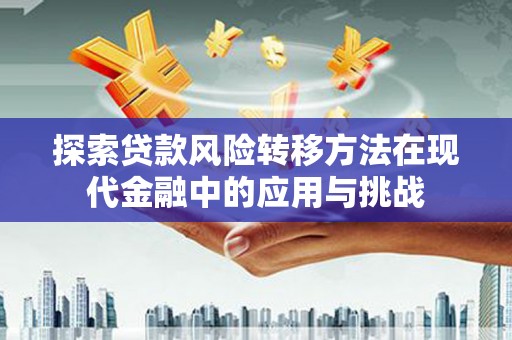 塔什库尔干塔吉克探索贷款风险转移方法在现代金融中的应用与挑战
