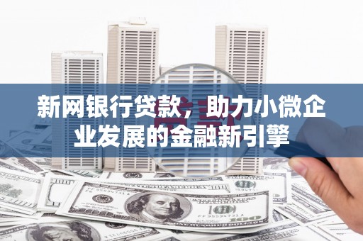 塔什库尔干塔吉克新网银行贷款，助力小微企业发展的金融新引擎