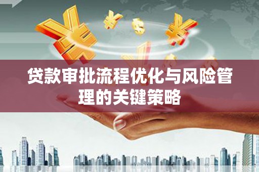 塔什库尔干塔吉克贷款审批流程优化与风险管理的关键策略