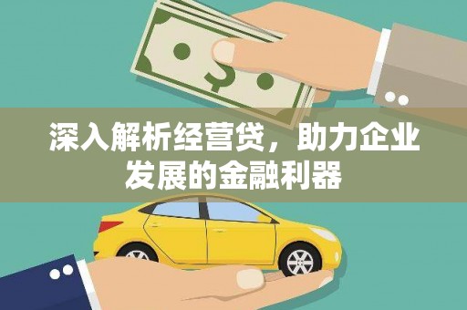 塔什库尔干塔吉克深入解析经营贷，助力企业发展的金融利器