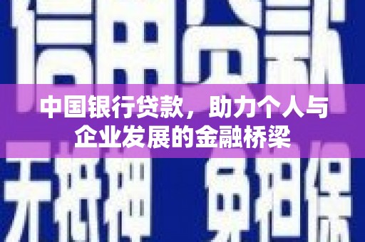 塔什库尔干塔吉克中国银行贷款，助力个人与企业发展的金融桥梁