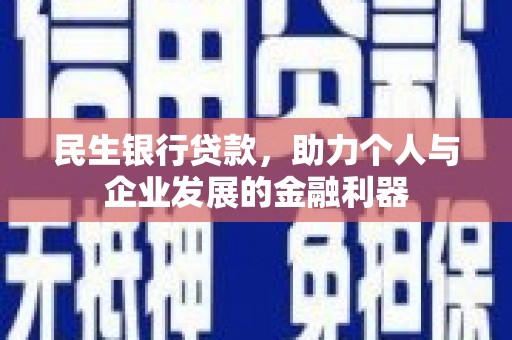 塔什库尔干塔吉克民生银行贷款，助力个人与企业发展的金融利器