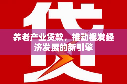 塔什库尔干塔吉克养老产业贷款，推动银发经济发展的新引擎