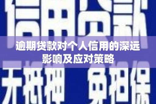 塔什库尔干塔吉克逾期贷款对个人信用的深远影响及应对策略
