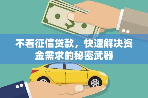 塔什库尔干塔吉克不看征信贷款，快速解决资金需求的秘密武器
