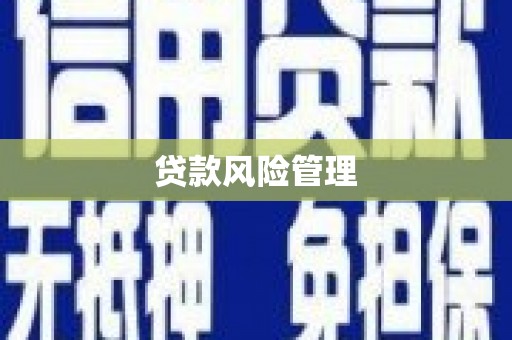 塔什库尔干塔吉克贷款风险管理