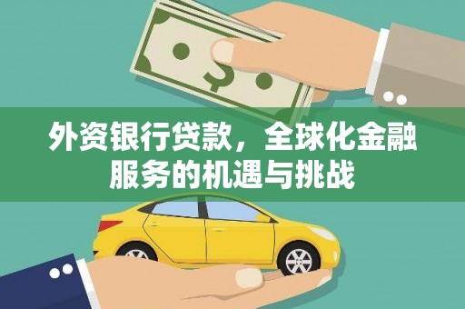 塔什库尔干塔吉克外资银行贷款，全球化金融服务的机遇与挑战