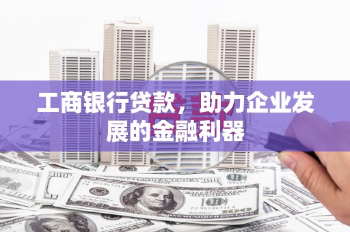 塔什库尔干塔吉克工商银行贷款，助力企业发展的金融利器